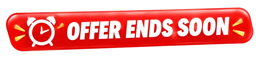 Offer ends soon